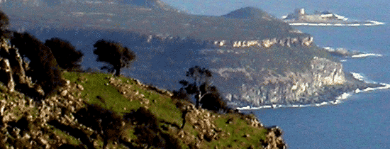 Panorama bosa di Bosa - Sardegna